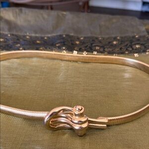 N.y.c Gold-Tone Knot buckle stretch belt